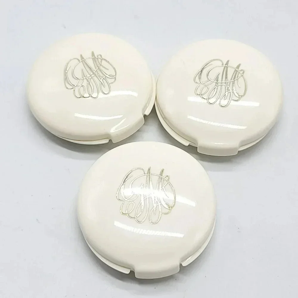 Germaine Monteil Womens Compact Superglow Solid Satin Powder Sheer LOT OF 3 VTG